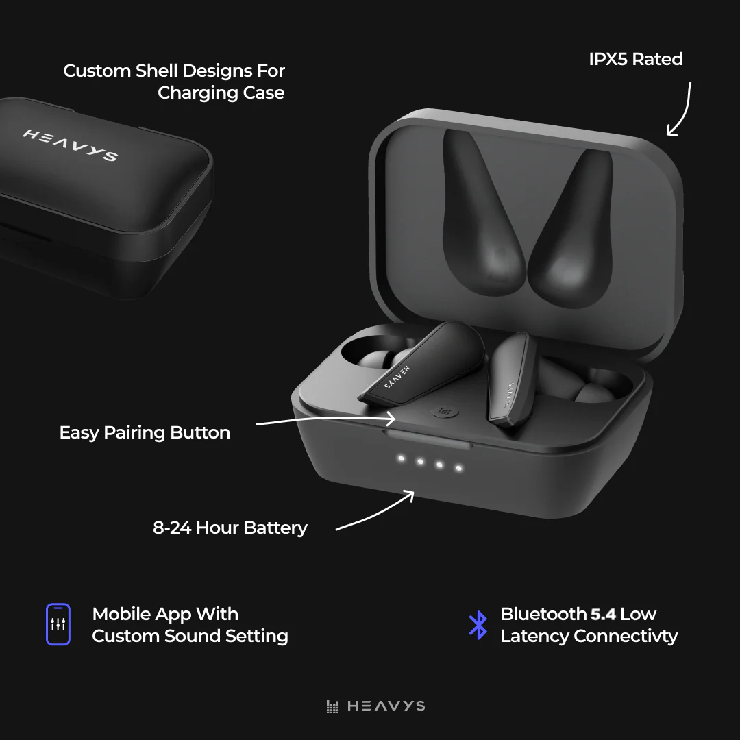 Heavys Wireless EarBuds