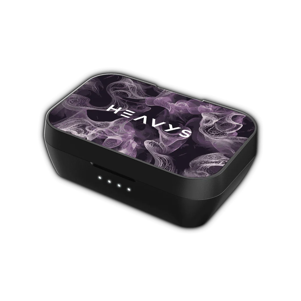 Purple Smoke Shell For Earbuds Case